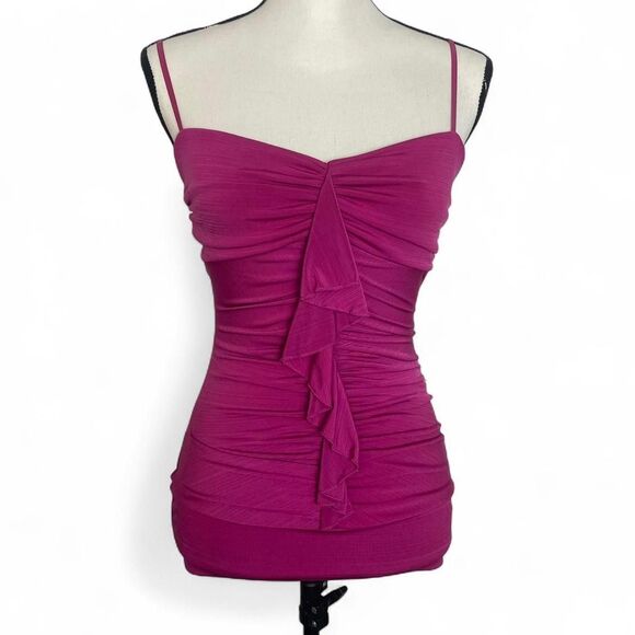 My Michelle Tops - My Michelle Pink Ruched Camisole